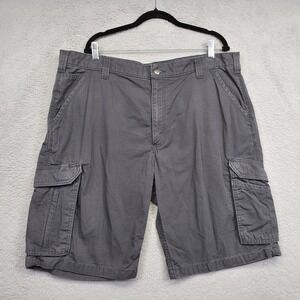 Carhartt Force Tappen Cargo Shorts Mens 40‎ Gray Relaxed Ripstop Utilty Workwear